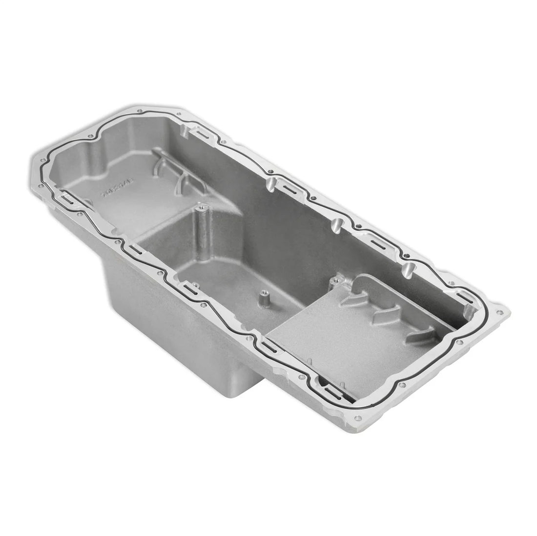 Holley Holley Gen III Hemi Swap Oil Pan - Mid-Sump - Hellcat - Natural 302-64 - Installation View
