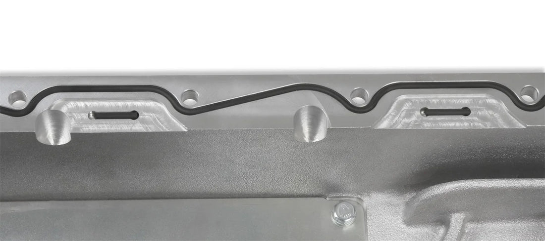 Holley Holley Gen III Hemi Swap Oil Pan - Mid-Sump Non-VVT 302-60 - Side View