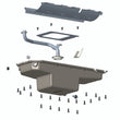 Load image into Gallery viewer, Holley Holley Gen III Hemi Swap Oil Pan - Mid-Sump Non-VVT 302-60 - Back View