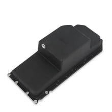 Load image into Gallery viewer, Holley Holley Gen III Hemi Swap Oil Pan - Mid-Sump VVT - Black 302-61BK - Installation View