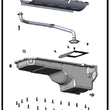 Load image into Gallery viewer, Holley Holley Gen III Hemi Swap Oil Pan - Rear-Sump - Natural - VVT - Side View