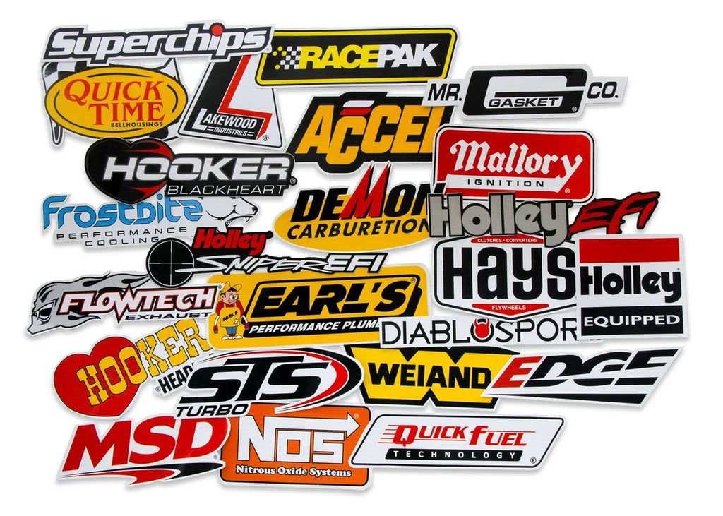 Holley Holley "Go Fast" 24 Vinyl Decal Pack 36-462 - Main Product View