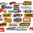 Load image into Gallery viewer, Holley Holley "Go Fast" 24 Vinyl Decal Pack 36-462 - Side View