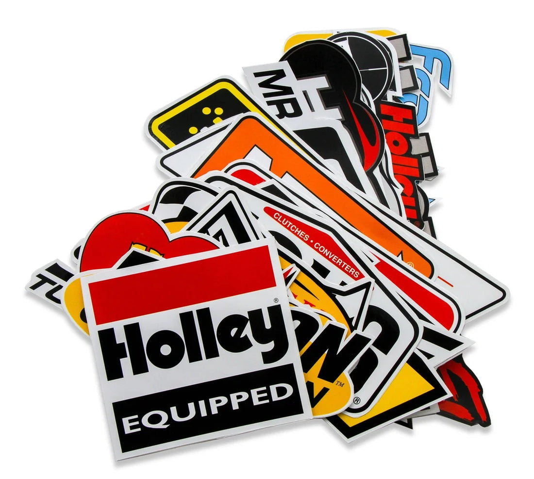 Holley Holley "Go Fast" 24 Vinyl Decal Pack 36-462 - Detail View