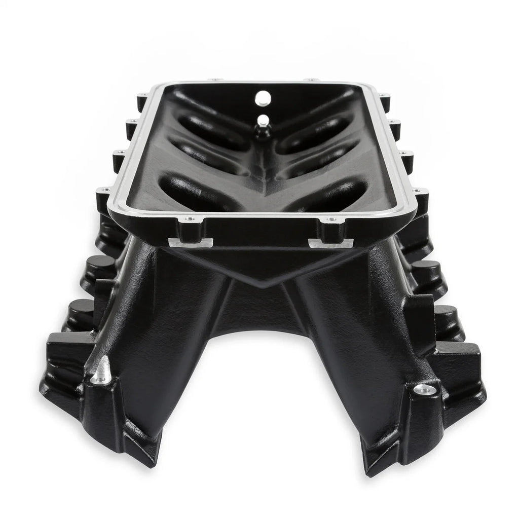 Holley Holley Hi-Ram Lower Manifold - GM LS1/LS2/LS6-Black 300-226BK - Side View
