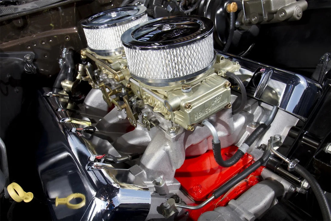 Holley Holley LS Carbureted Manifold - 2x4 Dual Plane GM LS1/LS2/LS6 300-120 - Detail View