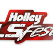 Load image into Gallery viewer, Holley Holley LS Fest Metal Sign 10133HOL - Side View