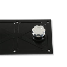 Load image into Gallery viewer, Holley Holley LS Valley Cover with Oil Fill - Black Billet 241-369 - Back View