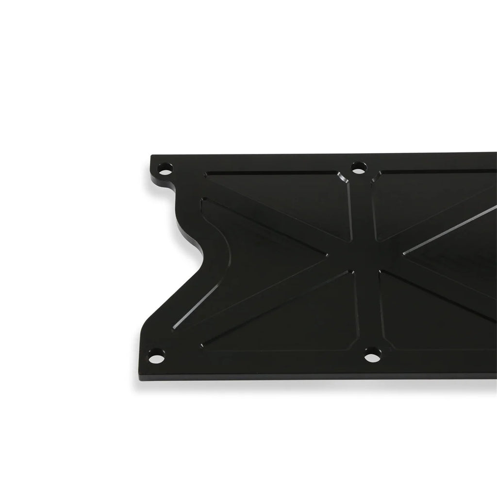 Holley Holley LS Valley Cover with Oil Fill - Black Billet 241-369 - Installation View