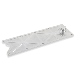 Holley Holley LS Valley Cover with Oil Fill - Natural Billet 241-367 - Main Product View