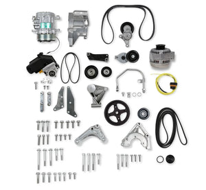 Holley Holley Low Mount LSA Accessory Drive Bracket Kit - Complete - Natural 20-163 - Main Product View