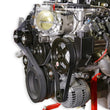Load image into Gallery viewer, Holley Holley Low Mount LSA Accessory Drive Bracket Kit - Complete - Black - Installation View