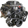 Load image into Gallery viewer, Holley Holley Low Mount LSA Accessory Drive Bracket Kit - Complete - Black - Installation View