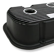 Load image into Gallery viewer, Holley Holley M/T Valve Covers - Vintage Style - Finned - BBC - Satin Black 241-85 - Installation View