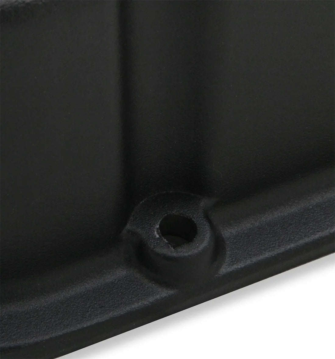 Holley Holley M/T Valve Covers - Vintage Style - Finned - BBC - Satin Black 241-85 - Additional View 5