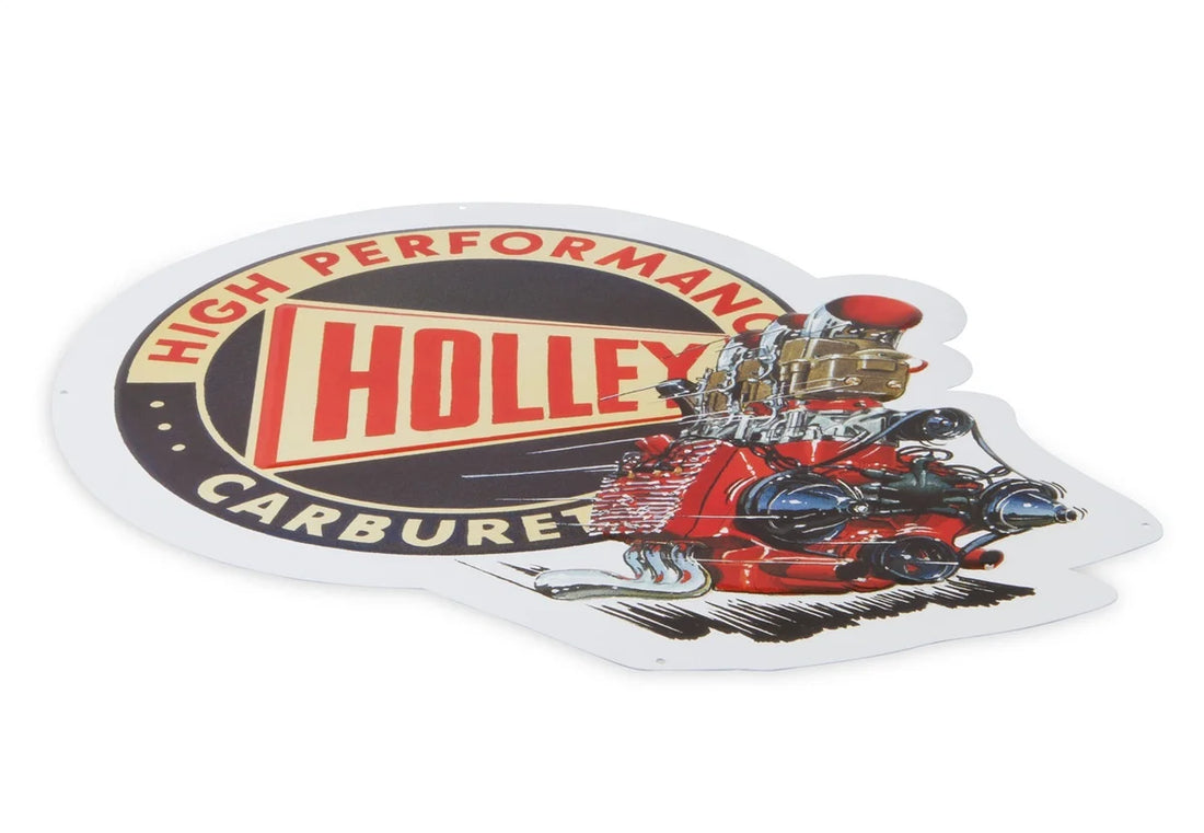 Holley Holley Metal Sign - 18" x 18" 10003HOL - Side View