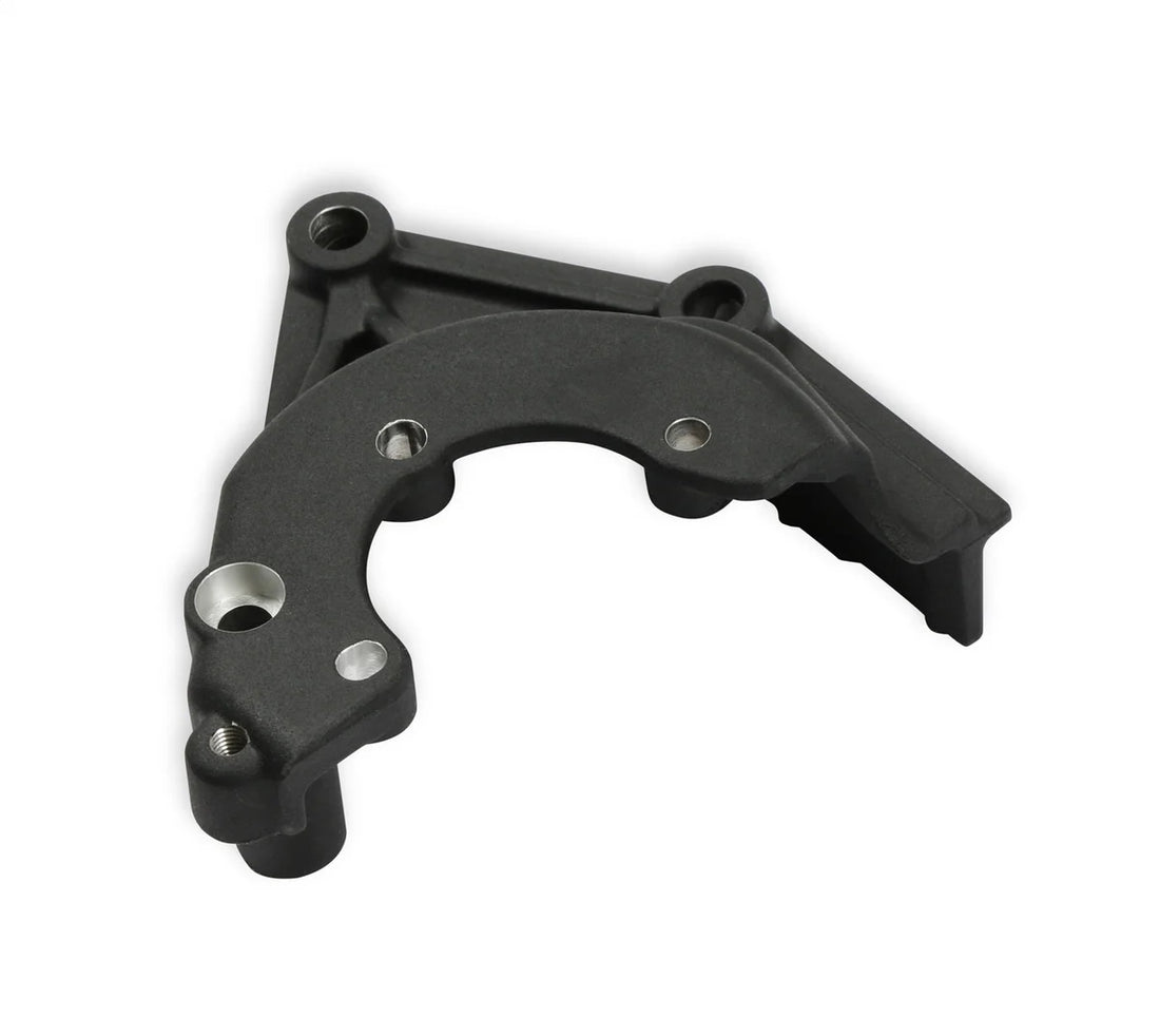 Holley Holley Mid LSA/LS Accessory Drive Bracket Kit - Power Steering - Black 20-165BK - Side View