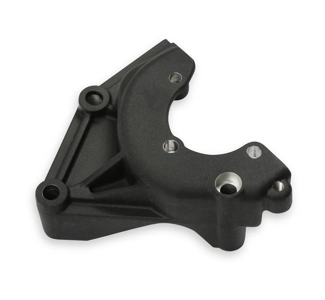 Holley Holley Mid LSA/LS Accessory Drive Bracket Kit - Power Steering - Black 20-165BK - Back View