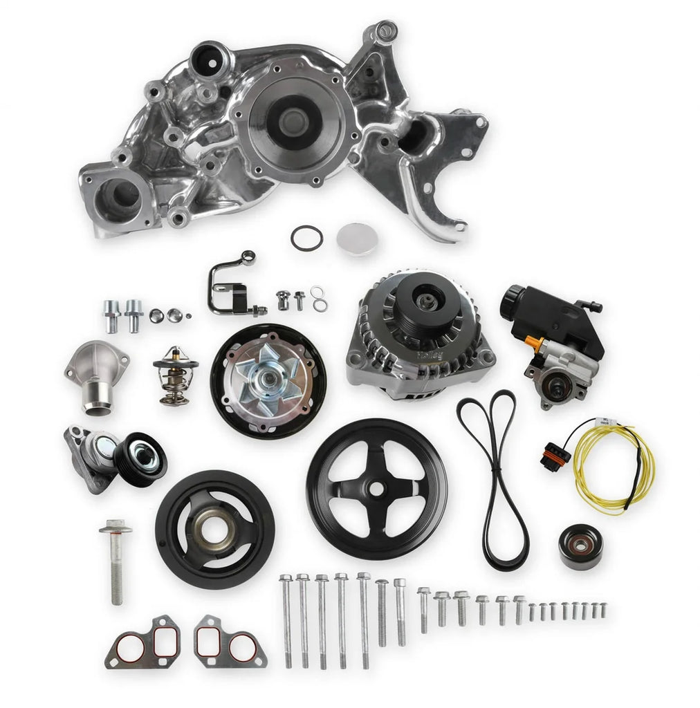 Holley Holley Mid-Mount Race Accessory System- Polished Finish 20-186P - Main Product View