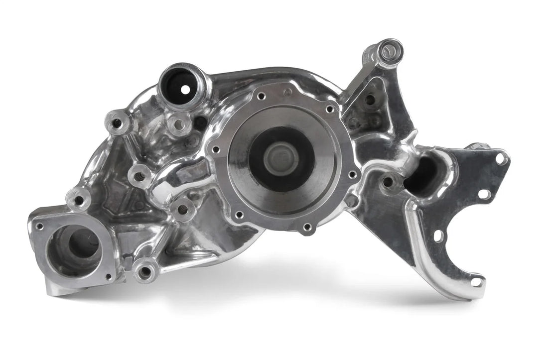 Holley Holley Mid-Mount Race Accessory System- Polished Finish 20-186P - Side View