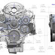 Load image into Gallery viewer, Holley Holley Polished Mid-Mount Complete Accessory System 20-185P - Side View