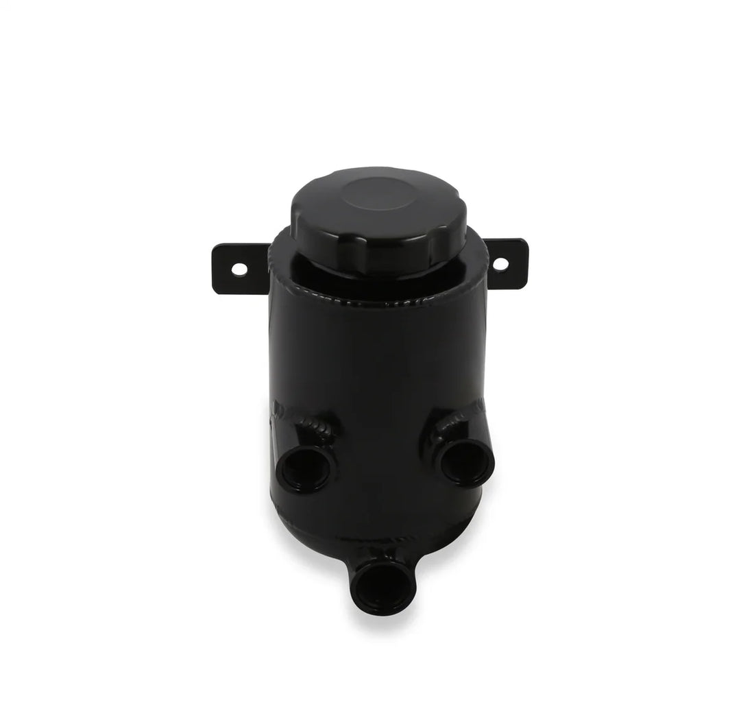 Holley Holley Power Steering Remote Reservoir - Black Aluminum with Bracket 198-212 - Installation View