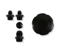 Load image into Gallery viewer, Holley Holley Power Steering Remote Reservoir - Black Aluminum with Bracket 198-212 - Additional View 7