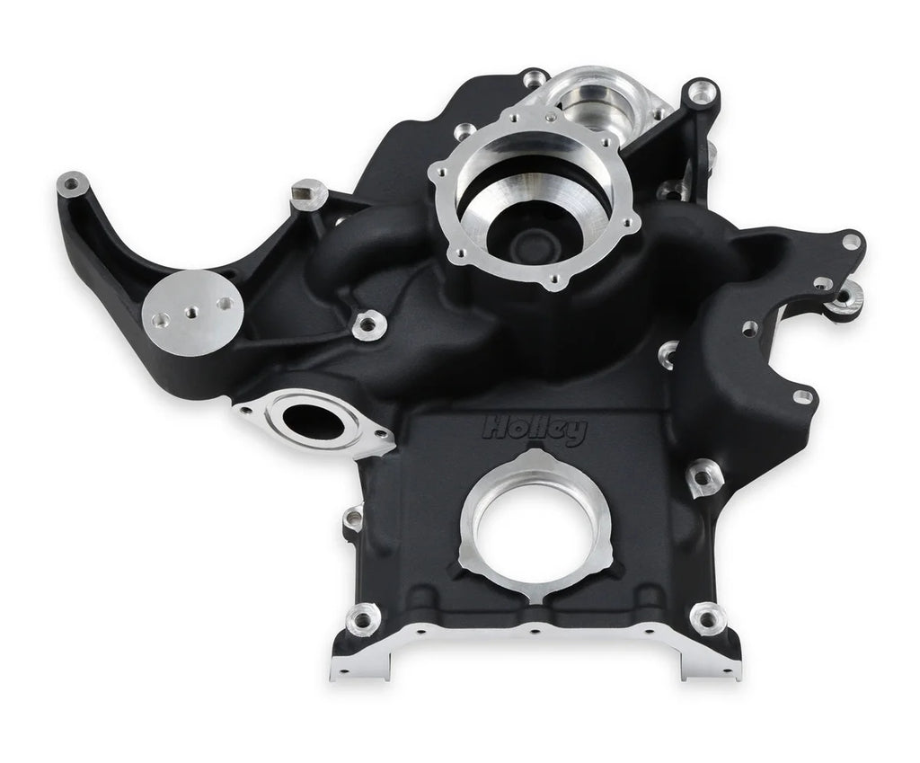 Holley Holley Premium Black Mid-Mount Complete Accessory System 20-292BK - Side View