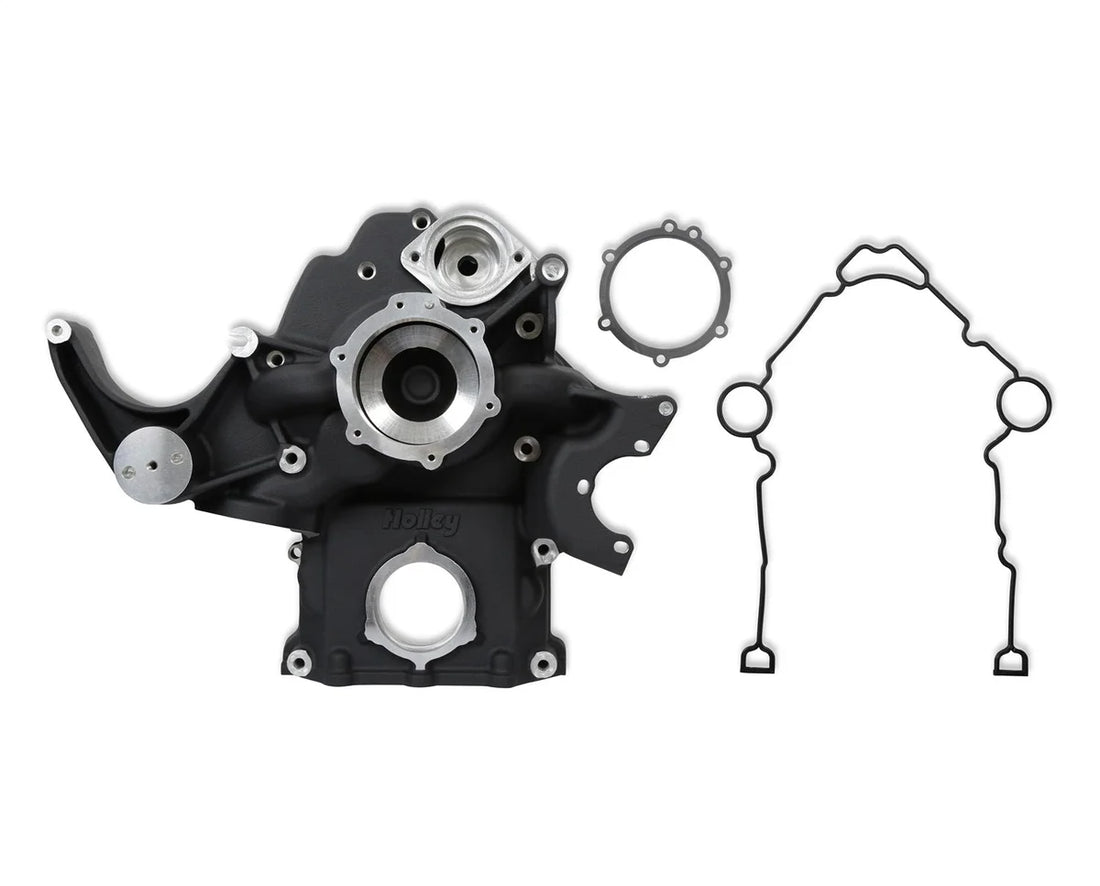 Holley Holley Premium Black Mid-Mount Complete Accessory System 20-292BK - Installation View