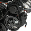 Load image into Gallery viewer, Holley Holley Premium Black Mid-Mount LS7 Complete Accessory System - Dry Sump 20-190BK - Mounting View