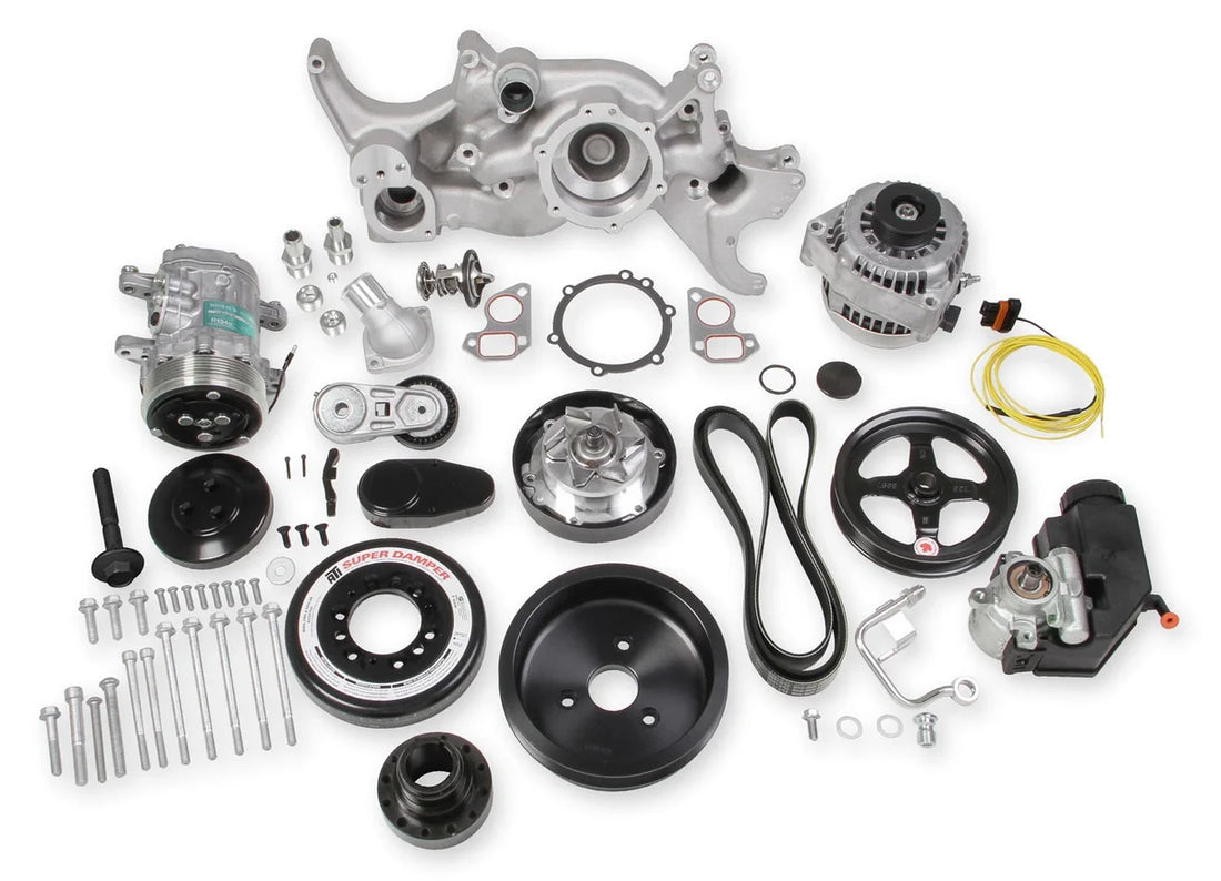 Holley Holley Premium Mid-Mount LS7 Complete Accessory System - Dry Sump 20-190 - Installation View