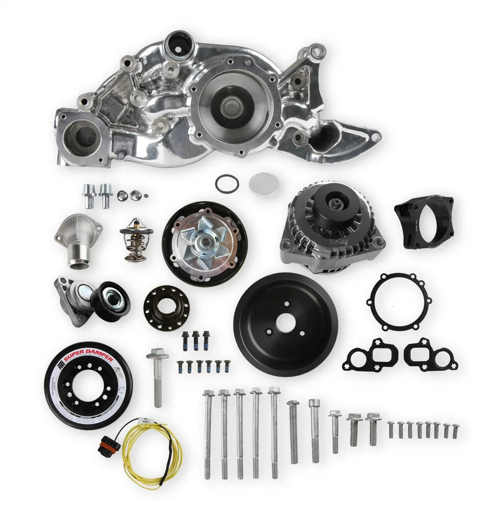 Holley Holley Premium Mid-Mount Race Accessory System - Polished Finish 20-202P - Main Product View