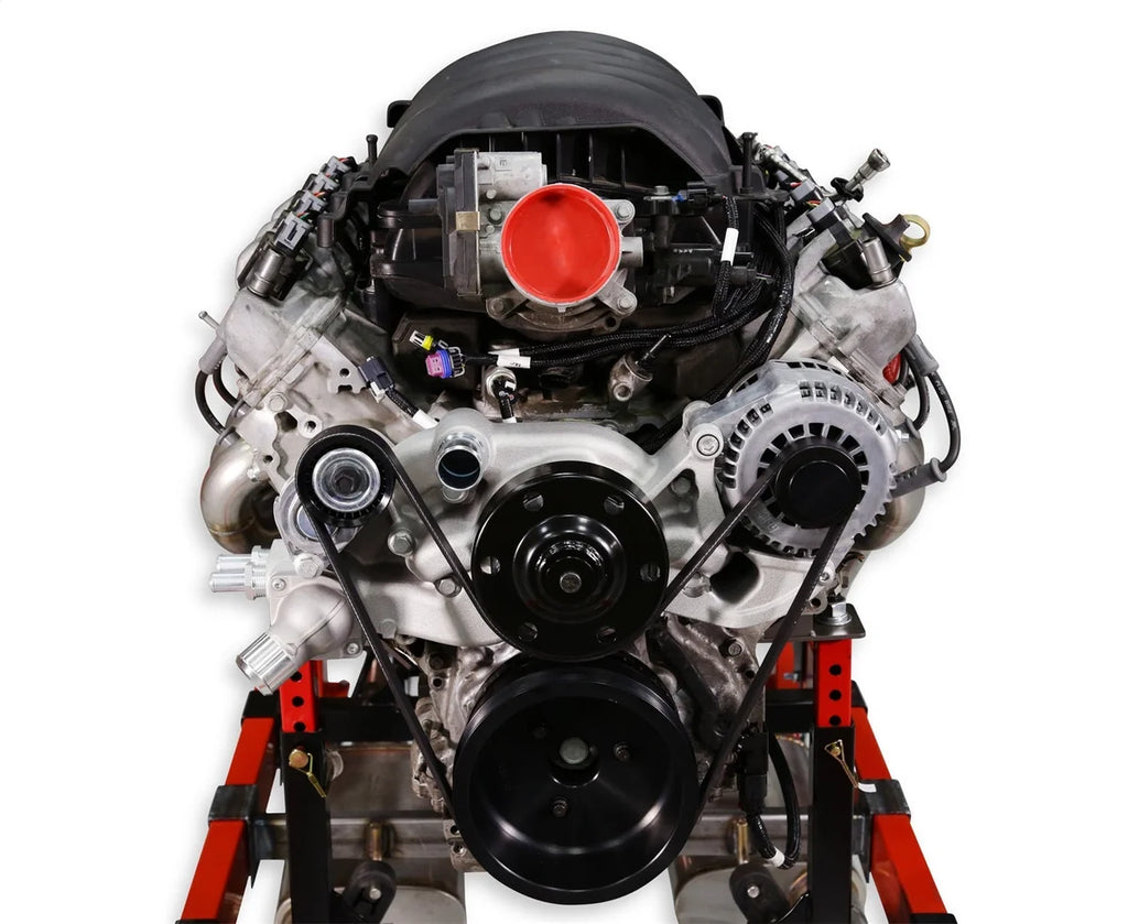 Holley Holley Premium Mid-Mount Race Accessory System - Polished Finish 20-202P - Installation View