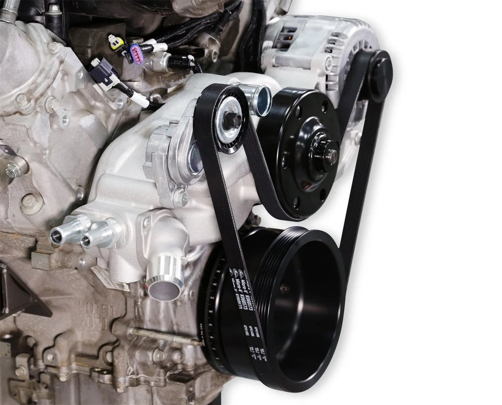 Holley Holley Premium Mid-Mount Race Accessory System - Polished Finish 20-202P - Installation View