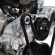 Load image into Gallery viewer, Holley Holley Premium Mid-Mount Race Accessory System - Polished Finish 20-202P - Installation View