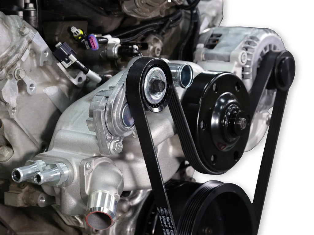 Holley Holley Premium Mid-Mount Race Accessory System - Polished Finish 20-202P - Installation View