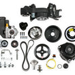 Load image into Gallery viewer, Holley Holley Premium Mid-Mount Race Accessory System-Black Finish 20-181BK - Main Product View