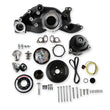 Load image into Gallery viewer, Holley Holley Premium Mid-Mount Race Accessory System-Black Finish 20-182BK - Main Product View