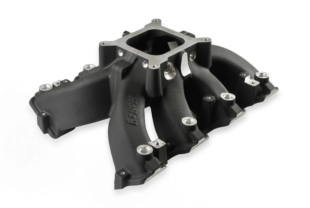 Holley Holley Single Plane EFI  Split-Design Race Intake Manifold- GM LS1/LS2/LS6-Black 300-255BK - Main Product View