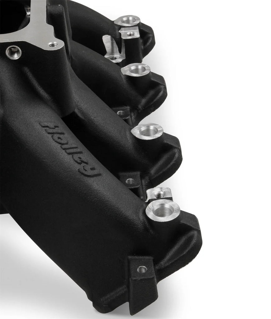Holley Holley Single Plane EFI  Split-Design Race Intake Manifold- GM LS1/LS2/LS6-Black 300-255BK - Additional View 5