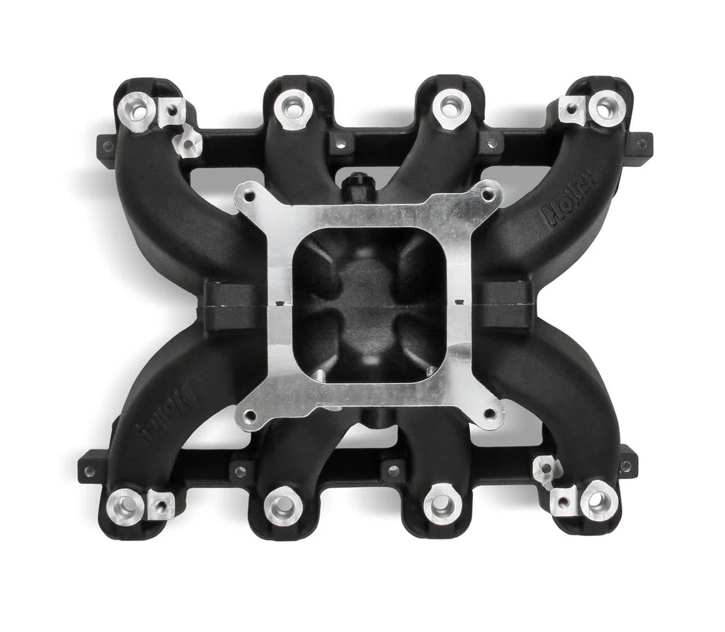 Holley Holley Single Plane EFI  Split-Design Race Intake Manifold- GM LS1/LS2/LS6-Black 300-255BK - Additional View 6