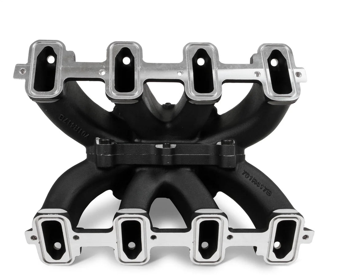 Holley Holley Single Plane EFI  Split-Design Race Intake Manifold- GM LS1/LS2/LS6-Black 300-255BK - Additional View 11
