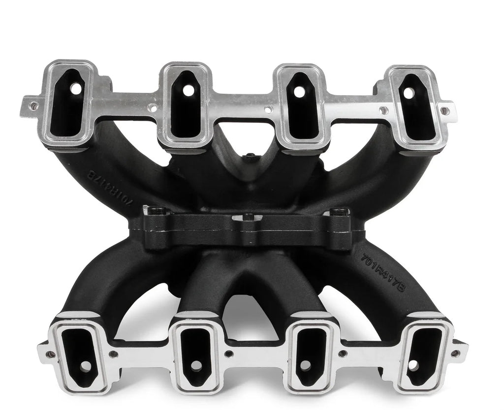 Holley Holley Single Plane EFI  Split-Design Race Intake Manifold- GM LS1/LS2/LS6-Black 300-255BK - Additional View 11