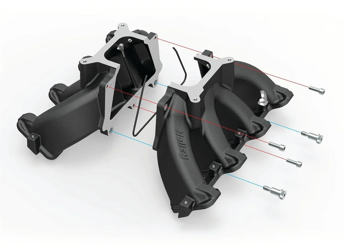 Holley Holley Single Plane EFI  Split-Design Race Intake Manifold- GM LS3/L92- Black 300-290BK - Additional View 9