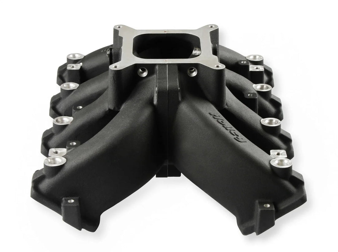 Holley Holley Single Plane EFI  Split-Design Race Intake Manifold- GM LS3/L92- Black 300-290BK - Additional View 14