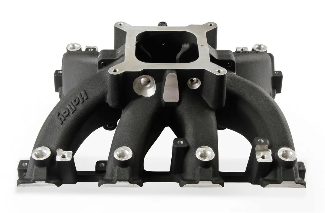 Holley Holley Single Plane EFI  Split-Design Race Intake Manifold- GM LS3/L92- Black 300-290BK - Additional View 16