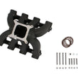 Load image into Gallery viewer, Holley Holley Single Plane Split-Design Race Intake Manifold- GM LS3/L92- Black-4150 300-291BK - Back View