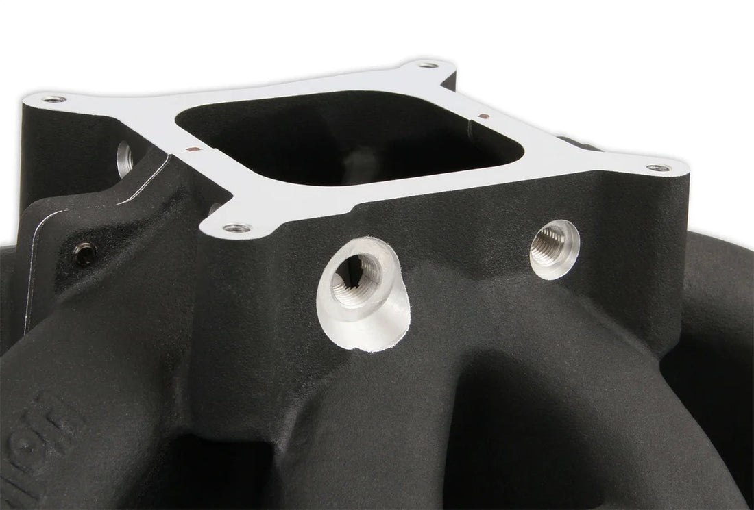 Holley Holley Single Plane Split-Design Race Intake Manifold- GM LS3/L92- Black-4150 300-291BK - Additional View 5