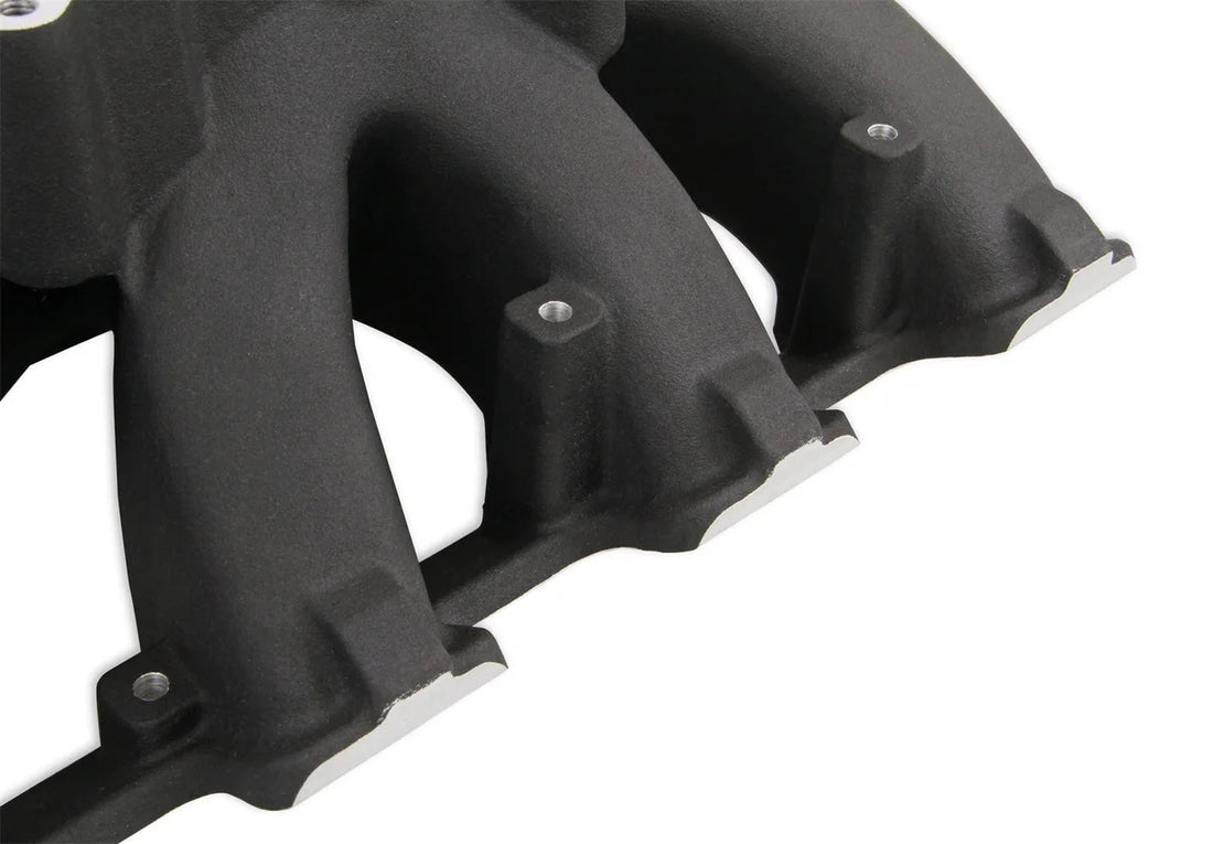 Holley Holley Single Plane Split-Design Race Intake Manifold- GM LS3/L92- Black-4150 300-291BK - Additional View 8