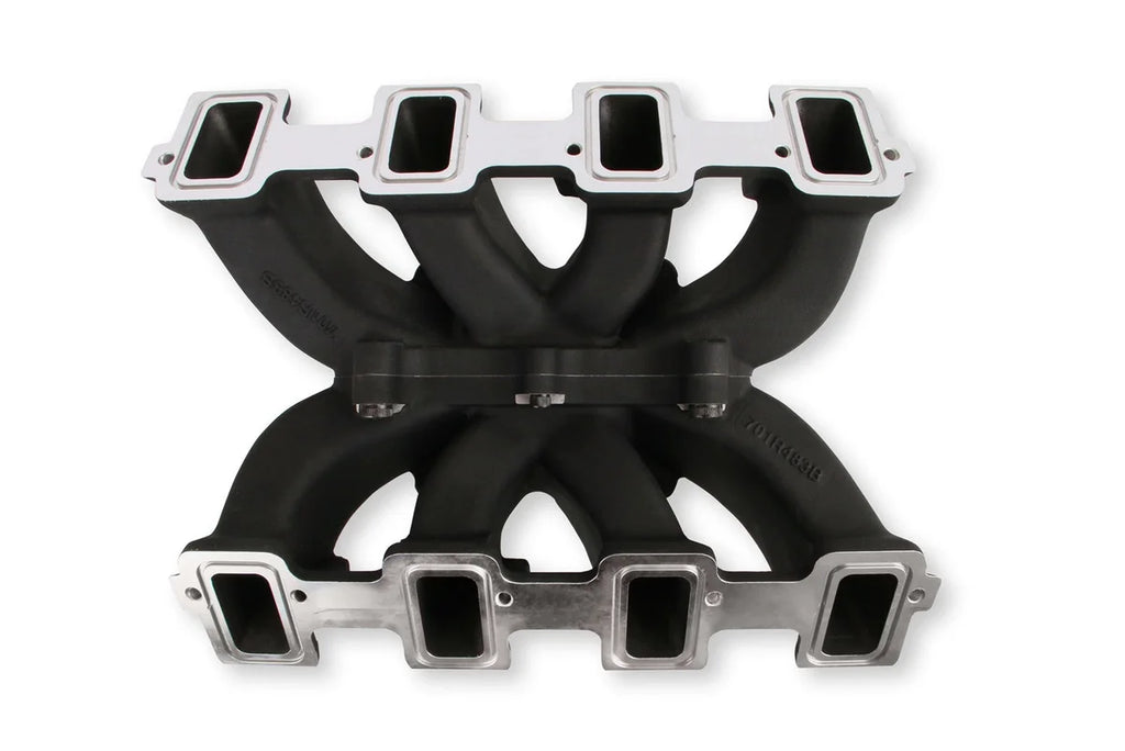 Holley Holley Single Plane Split-Design Race Intake Manifold- GM LS3/L92- Black-4150 300-291BK - Additional View 11